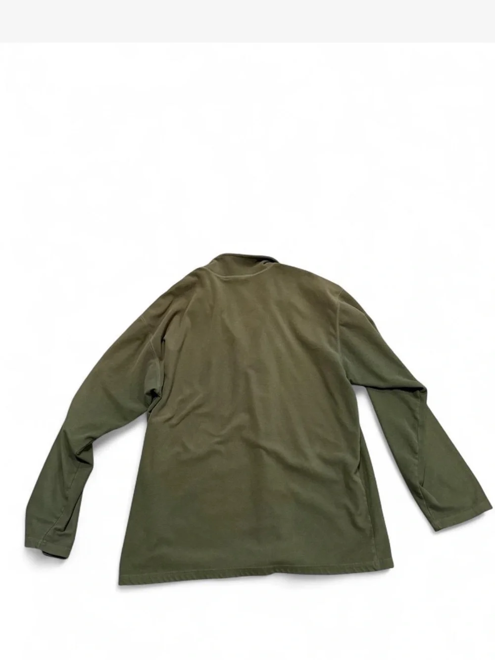The North Face Men’s Olive Green Half-Zip Fleece Pullover